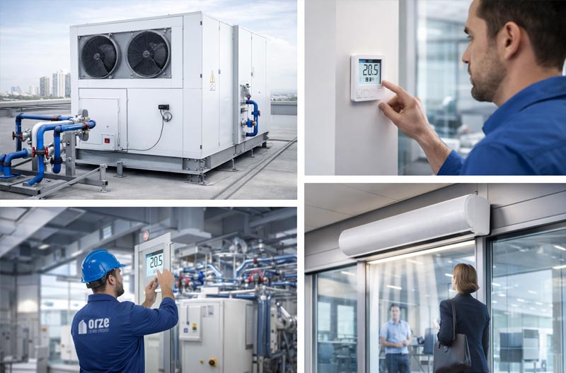 Climatización industrial centralizada Barcelona