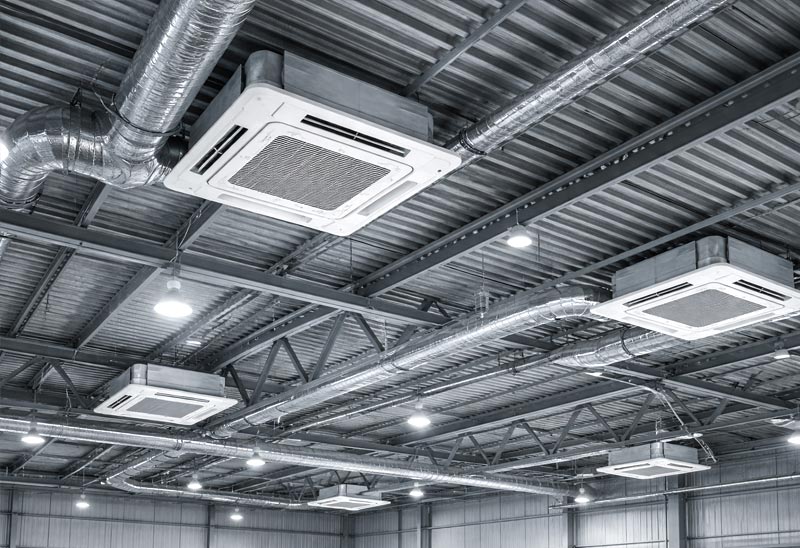 Climatización industrial para naves, locales y oficinas en Barcelona