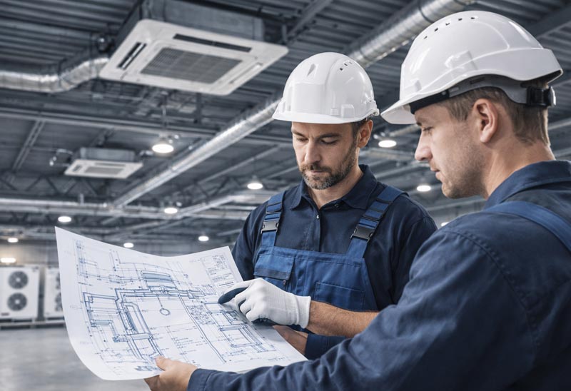 Instalación homologada de climatización industrial Barcelona