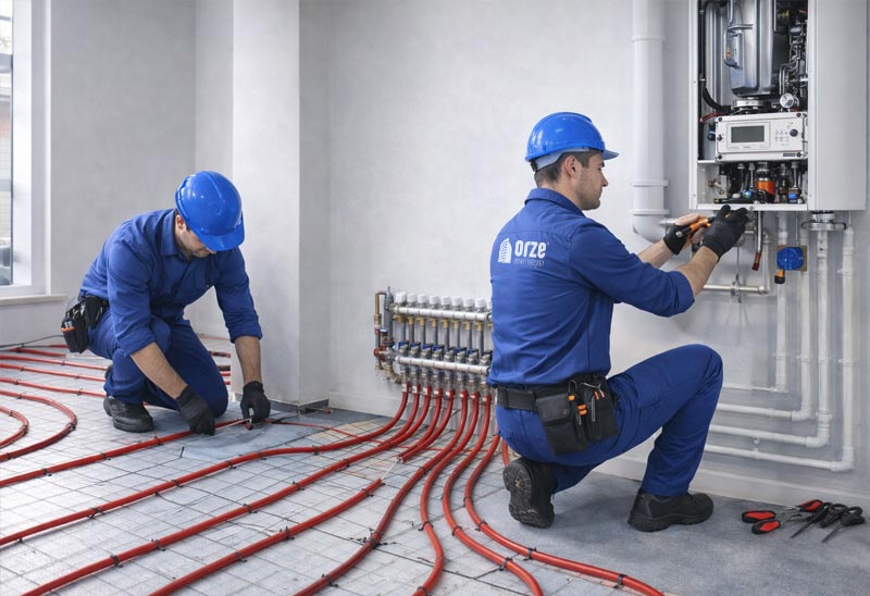 Instalación de suelo radiante y calefacción Barcelona