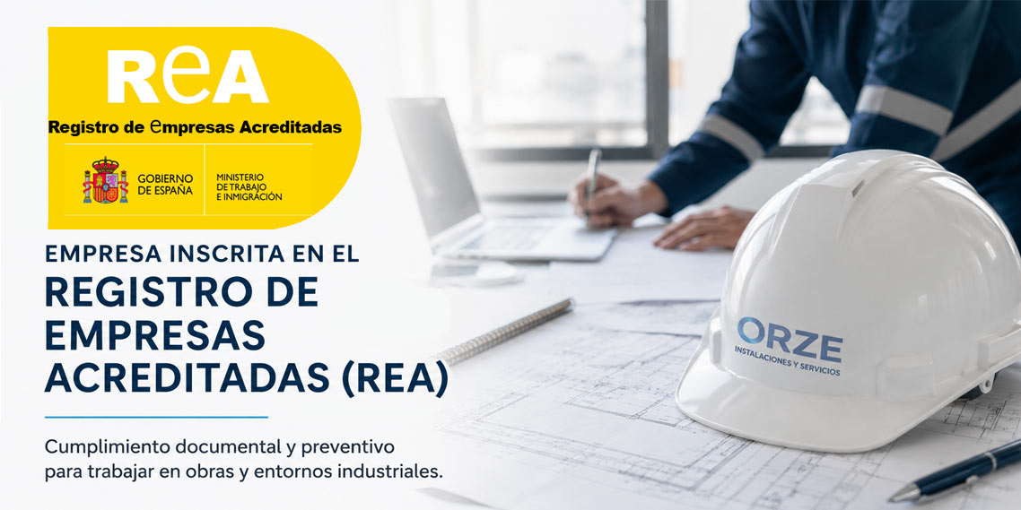 Distintivo de empesa registrada en el registro de empresas Acreditadas de Cataluña 